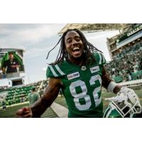 Receiver Naaman Roosevelt with the Saskatchewan Roughriders
