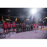 Springfield Thunderbirds pregame lineup
