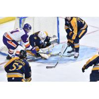 Atlanta Gladiators goaltender Sean Bonar vs. the Orlando Solar Bears