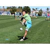 Las Vegas Lights FC midfielder Junior Burgos