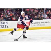 Cleveland Monsters defenseman Adam Clendening
