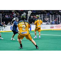 Miles Thompson of the Georgia Swarm awaits a pass against the New York Riptide