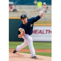 Pitcher Blake Taylor delivers for the Columbia Fireflies
