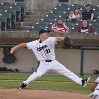 Somerset Patriots pitcher Mark Leiter, Jr.