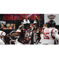 Jacksonville Sharks defensive lineman Damien Jacobs