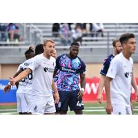 Forward Madison FC defender Josiah Trimmingham (44)