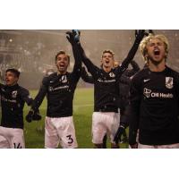Union Omaha celebrates a trip to the USL League One Final