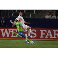 Raul Ruidiaz of Seattle Sounders FC vs. the LA Galaxy