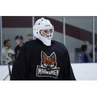 Goaltender Jason Pawloski with the Fayetteville Marksmen