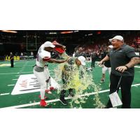Massachusetts Pirates celebrate a win