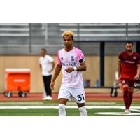Forward Madison FC striker Noah Fuson