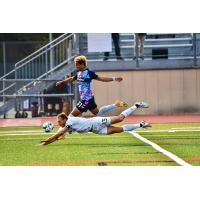 Forward Madison FC striker Noah Fuson