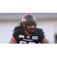 Calgary Stampeders offensive lineman Nila Kasitati