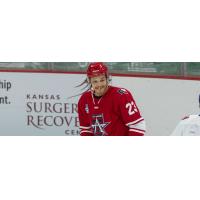 Defender Cole Fraser with the Allen Americans