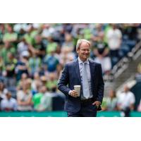 Seattle Sounders FC head coach Brian Schmetzer