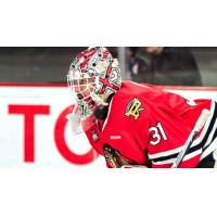 Goaltender Cole Kehler with the Portland Winterhawks