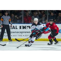 Kelowna Rockets defenceman Kaedan Korczak