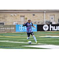 Forward Madison FC defender Christian Diaz