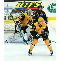 Wheeling Nailers goaltender Francois Brassard vs. the Tulsa Oilers