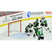 Texas Stars score against the Iowa Wild