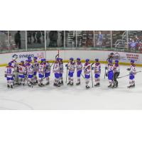 Wichita Thunder exchange handshakes