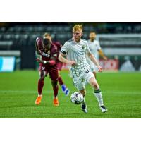 Midfielder Aaron Molloy with Portland Timbers II