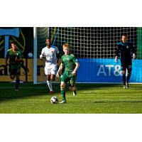 Midfielder Aaron Molloy with Portland Timbers II