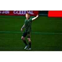 Midfielder Aaron Molloy with Portland Timbers II