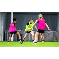 Racing Louisville FC in training