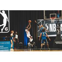 Canton Charge guard-forward Sir'Dominic Pointer shoots vs. the Santa Cruz Warriors
