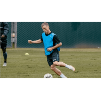 Forward Clayton Adams in training
