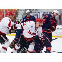 New Jersey Titans forward Jake Suede against the Northeast Generals