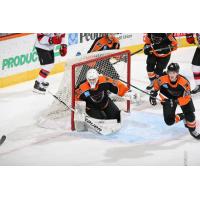 Lehigh Valley Phantoms goaltender Zane McIntyre vs. the Binghamton Devils