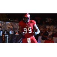 Jacksonville Sharks defensive lineman Damien Jacobs