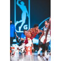 Canton Charge guard Levi Randolph drives vs. the Lakeland Magic