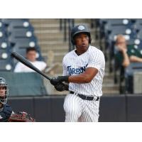 Outfielder Rashad Crawford with the Tampa Tarpons