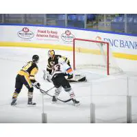 Lehigh Valley Phantoms forward Ryan Fitzgerald scores against the Wilkes-Barre/Scranton Penguins
