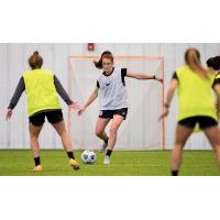 Julia Ashley in training with Racing Louisville FC