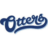 Evansville Otters Otters script wordmark