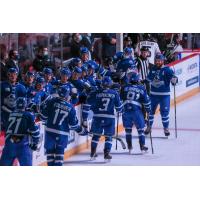 Wichita Thunder exchange congratulations