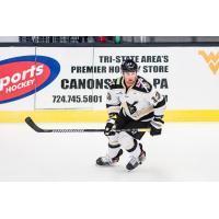 Forward Tyler Drevitch with the Wheeling Nailers