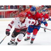 New Jersey Titans forward Matthew Iasenza vs. the Maine Nordiques
