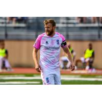 Forward Madison FC defender Connor Tobin