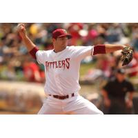 Pitcher Preston Gainey with the Wisconsin Timber Rattlers