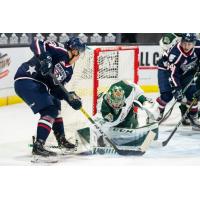 Tri-City Americans Test Everett Silvertips goaltender Dustin Wolf