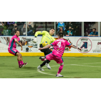 St. Louis Ambush midfielder Corey Adamson vs. the Kansas City Comets
