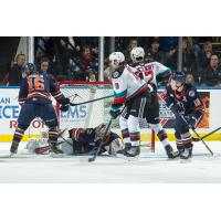 Kelowna Rockets battle the Kamloops Blazers