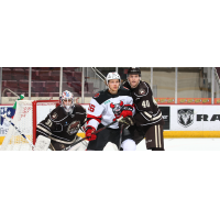 Binghamton Devils center Nate Schnarr vs. the Hershey Bears