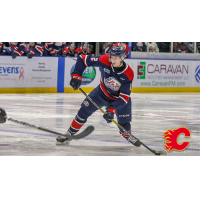 Defenseman Ilya Solovyov with the Saginaw Spirit