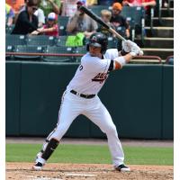 Preston Palmeiro with the Bowie Baysox